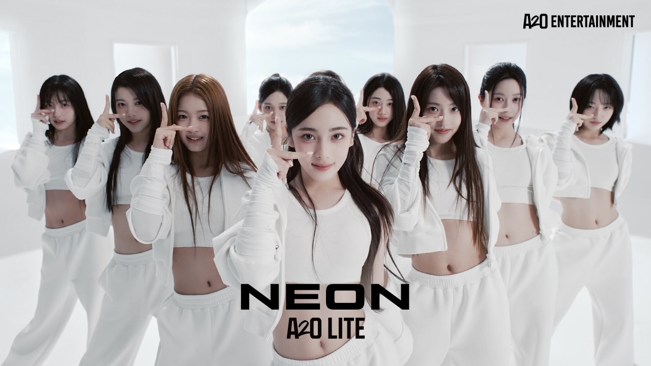 Still from A2O LITE's official 'NEON' music video